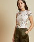 ROBUN-Tops-Jasmine Printed Fitted T-Shirt- Ted Baker Romania